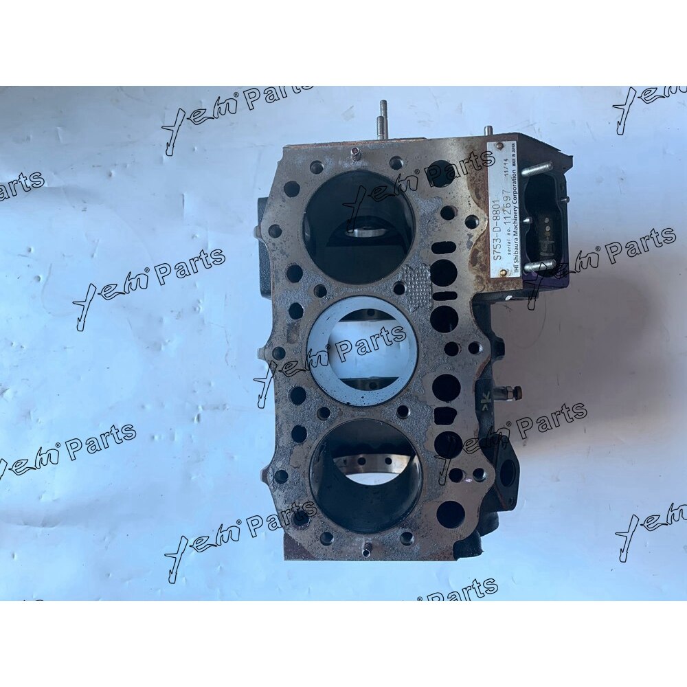 S753 CYLINDER BLOCK FOR SHIBAURA DIESEL ENGINE PARTS For Shibaura
