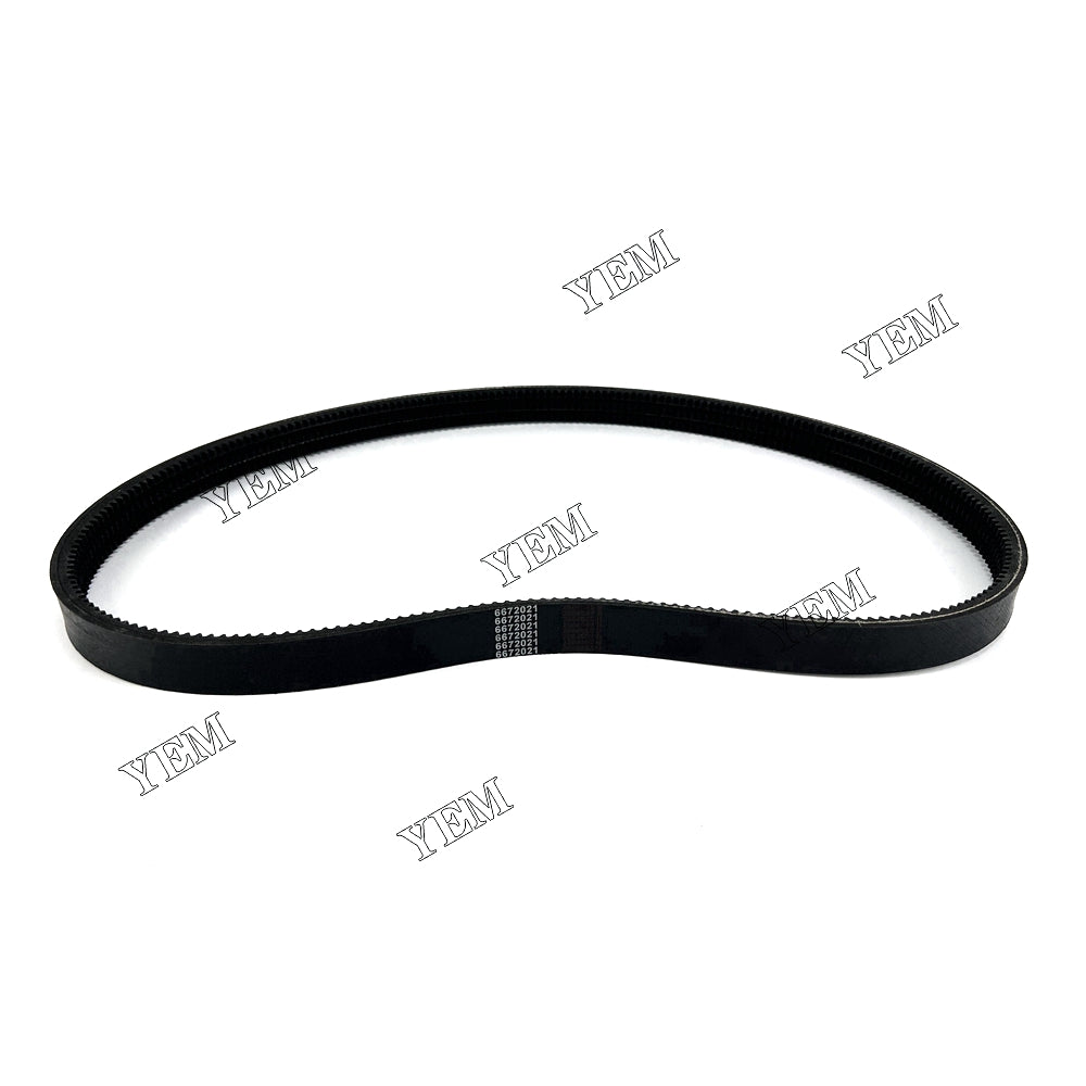 Fast Shipping 6672021 Fan Belt For Kubota V2203 engine spare parts YEMPARTS