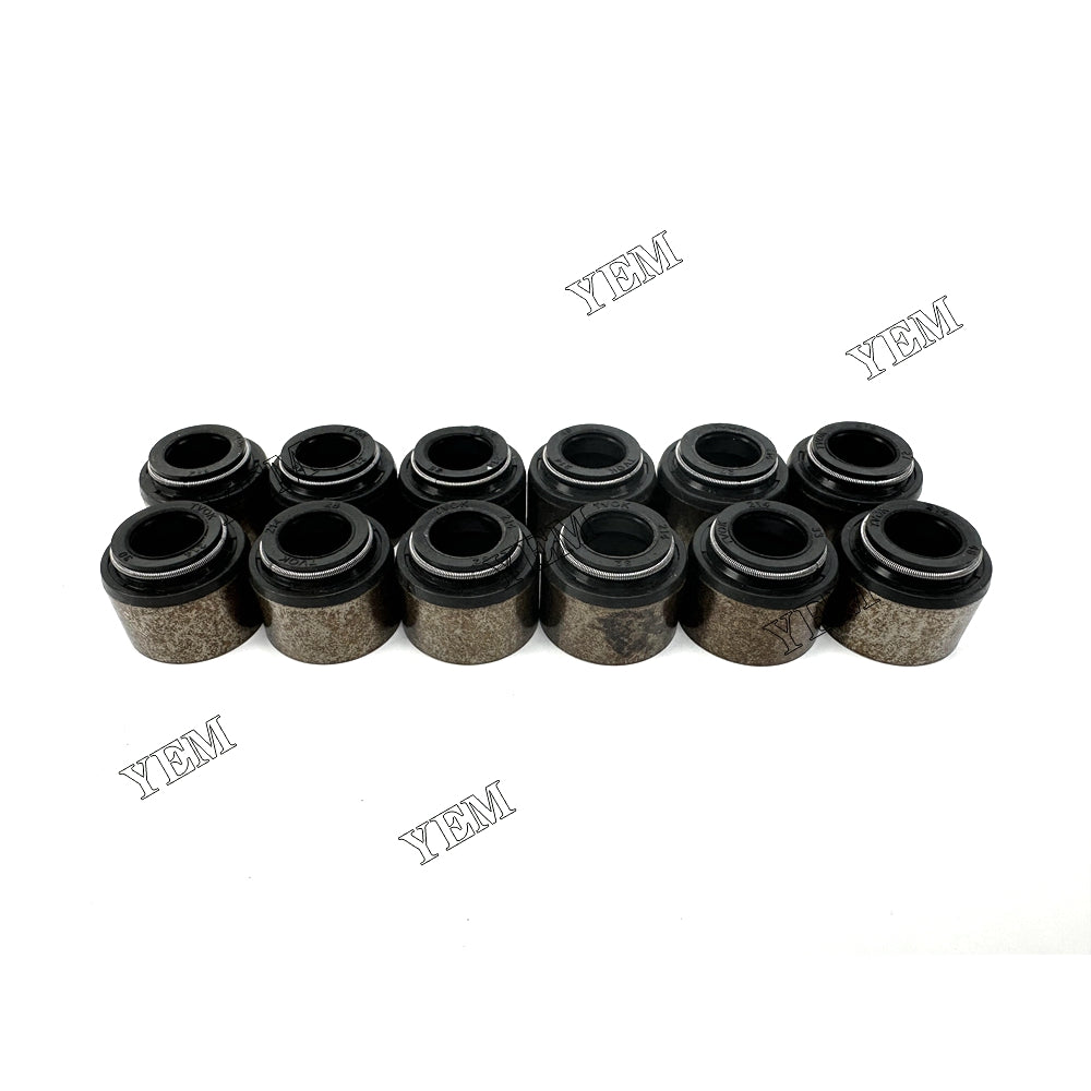 Fast Shipping 12PCS EM100 Valve Oil Seal TVOK 214 46 For Hino engine spare parts YEMPARTS