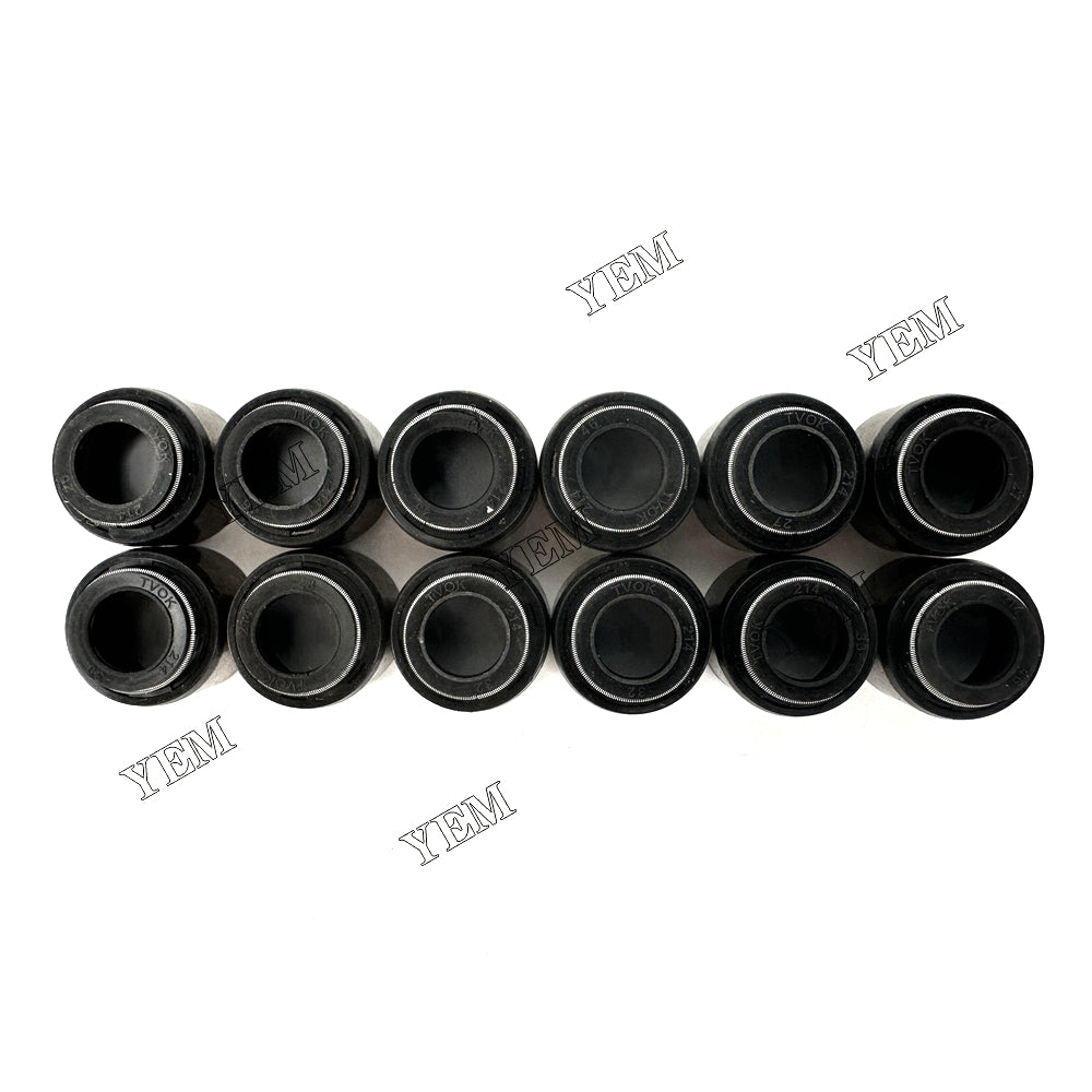 Fast Shipping 12PCS EM100 Valve Oil Seal TVOK 214 46 For Hino engine spare parts YEMPARTS