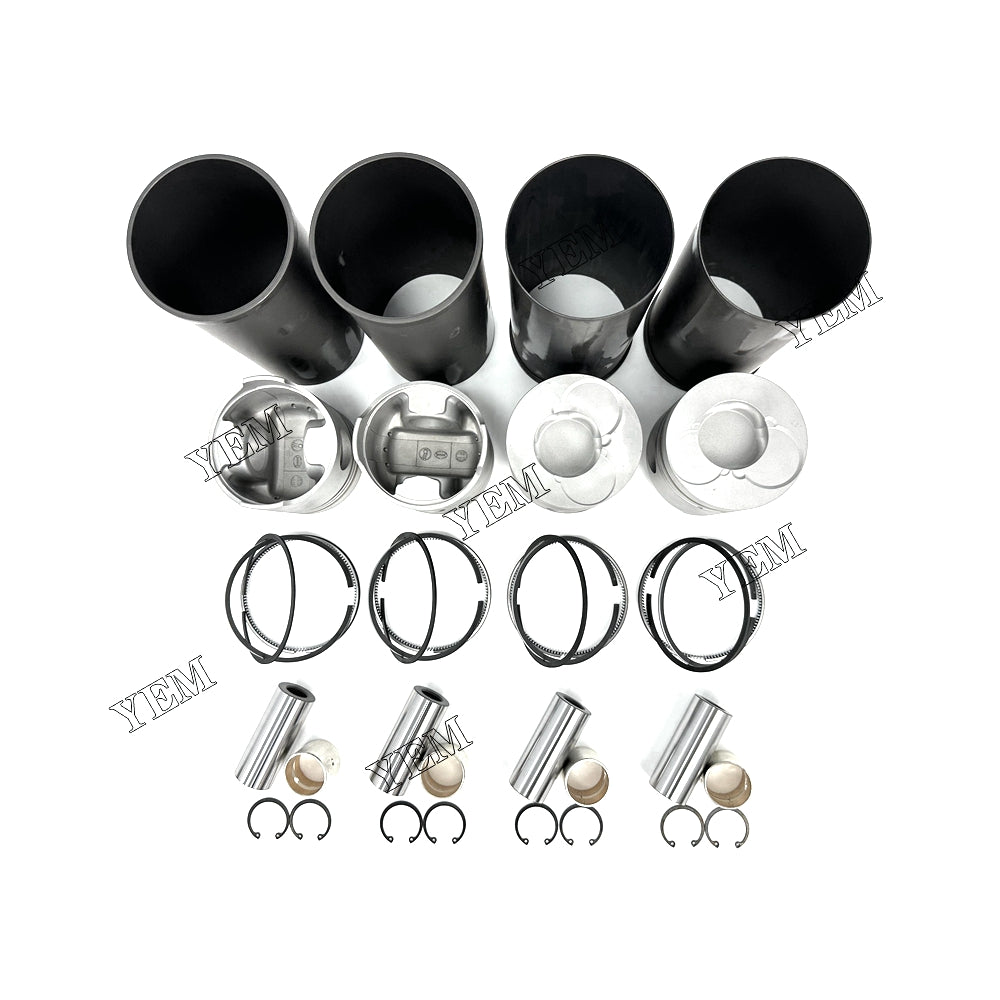 Fast Shipping 4PCS W04D Cylinder Liner Kit For Hino engine spare parts YEMPARTS