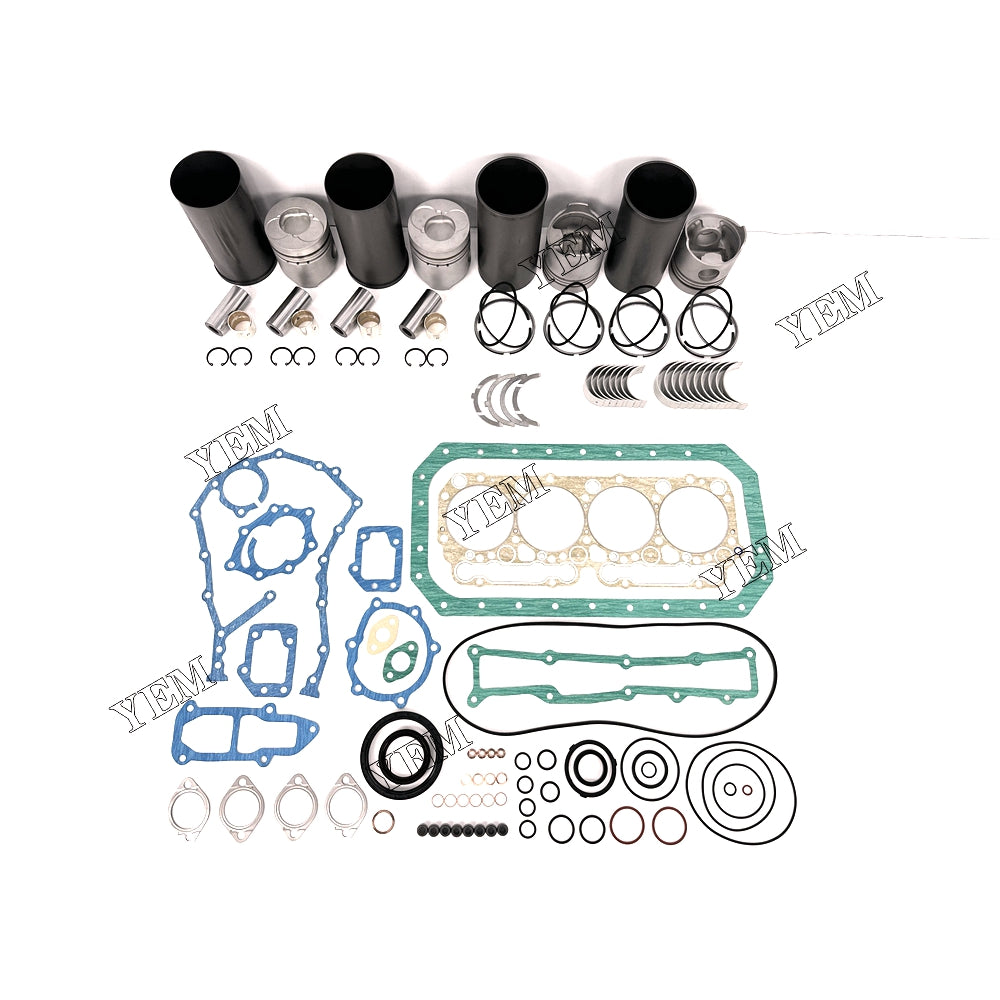 Fast Shipping 4PCS W04D Overhaul Rebuild Kit With Gasket Set Bearing For Hino engine spare parts YEMPARTS