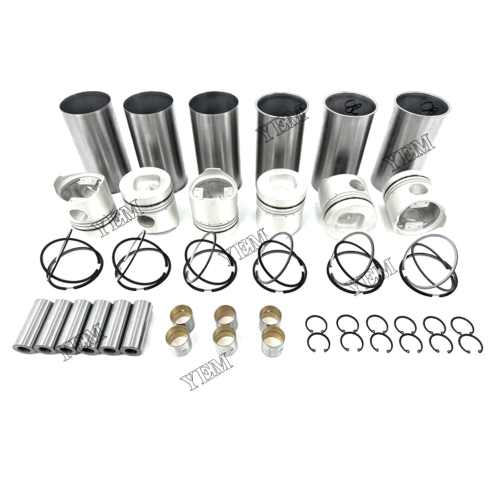 Fast Shipping Cylinder Liner Kit For Isuzu 6BB1 engine spare parts YEMPARTS