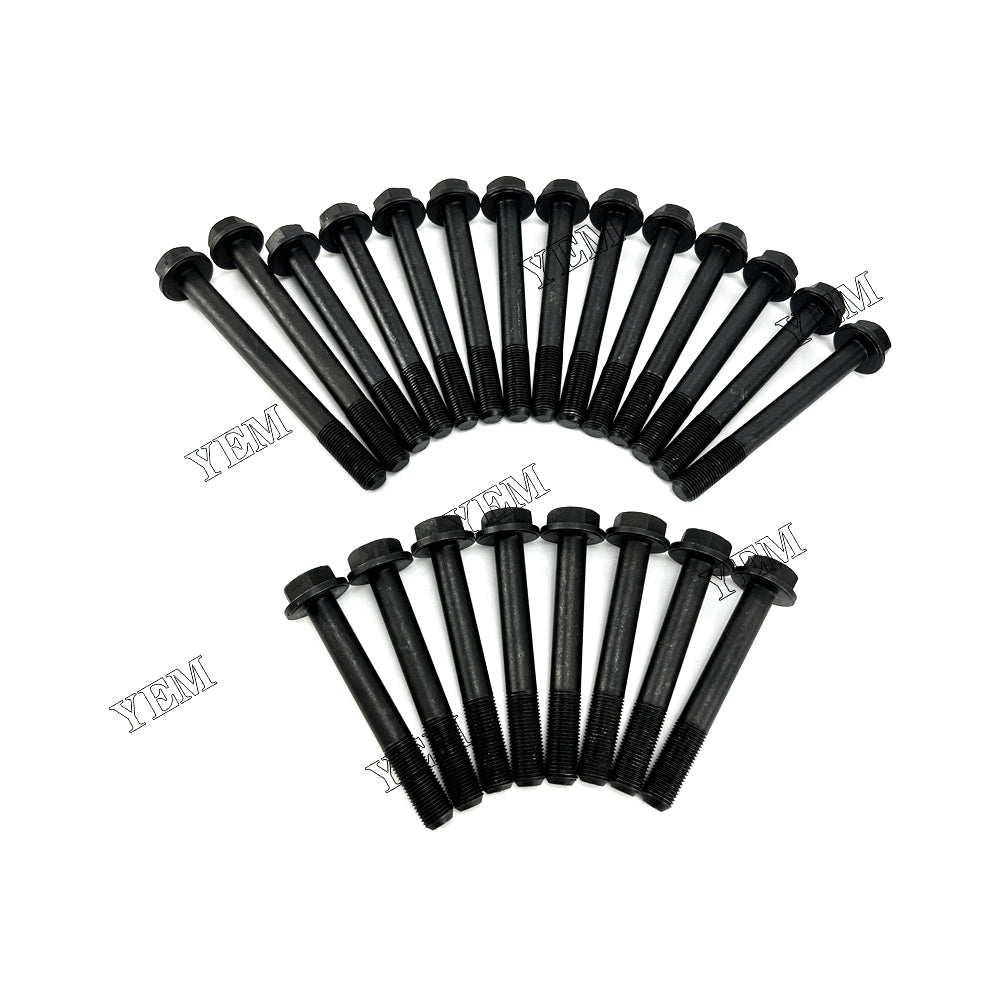 Fast Shipping 2166221 2166219 32166222 Cylinder Head Bolt For Perkins 1004-4 engine spare parts YEMPARTS