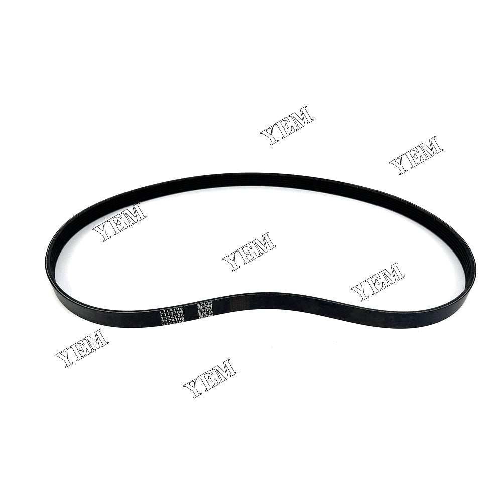 Fast Shipping 7174706 Fan Belt For Bobcat T750 T770 T870 A770 S750 S770 S850 Loaders Parts YEMPARTS