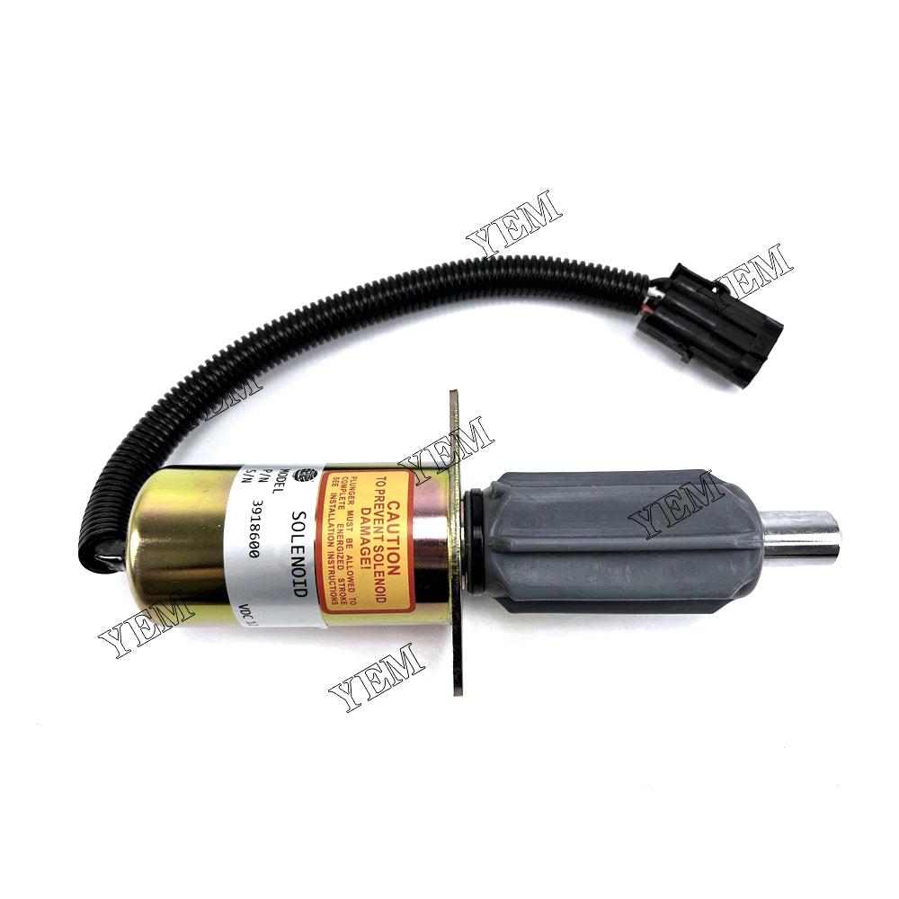 Fast Shipping 4BT Solenoid Valve 12v 3921758 3918600 For Cummins engine spare parts YEMPARTS