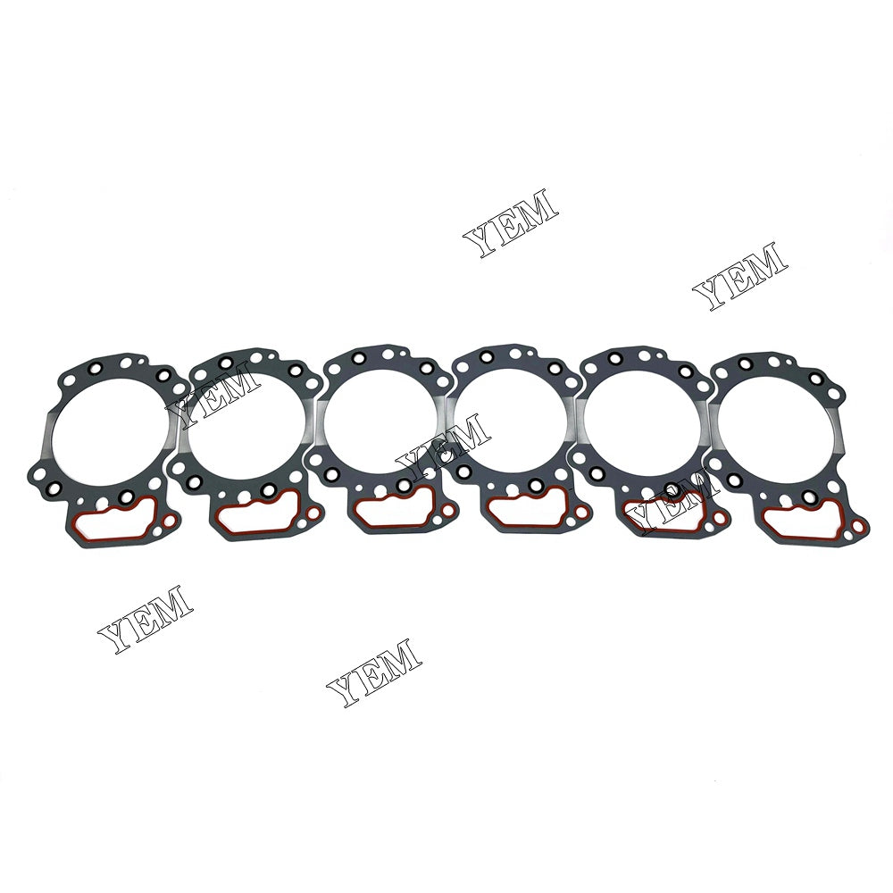 For Komatsu Overhaul Gasket Kit 6D125 Engine Spare Parts YEMPARTS