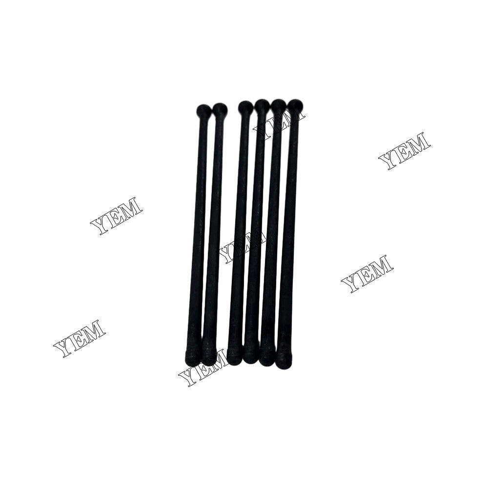 For Isuzu Valve Push Rod 6x 8-97069575-2 3LD1 Engine Spare Parts YEMPARTS