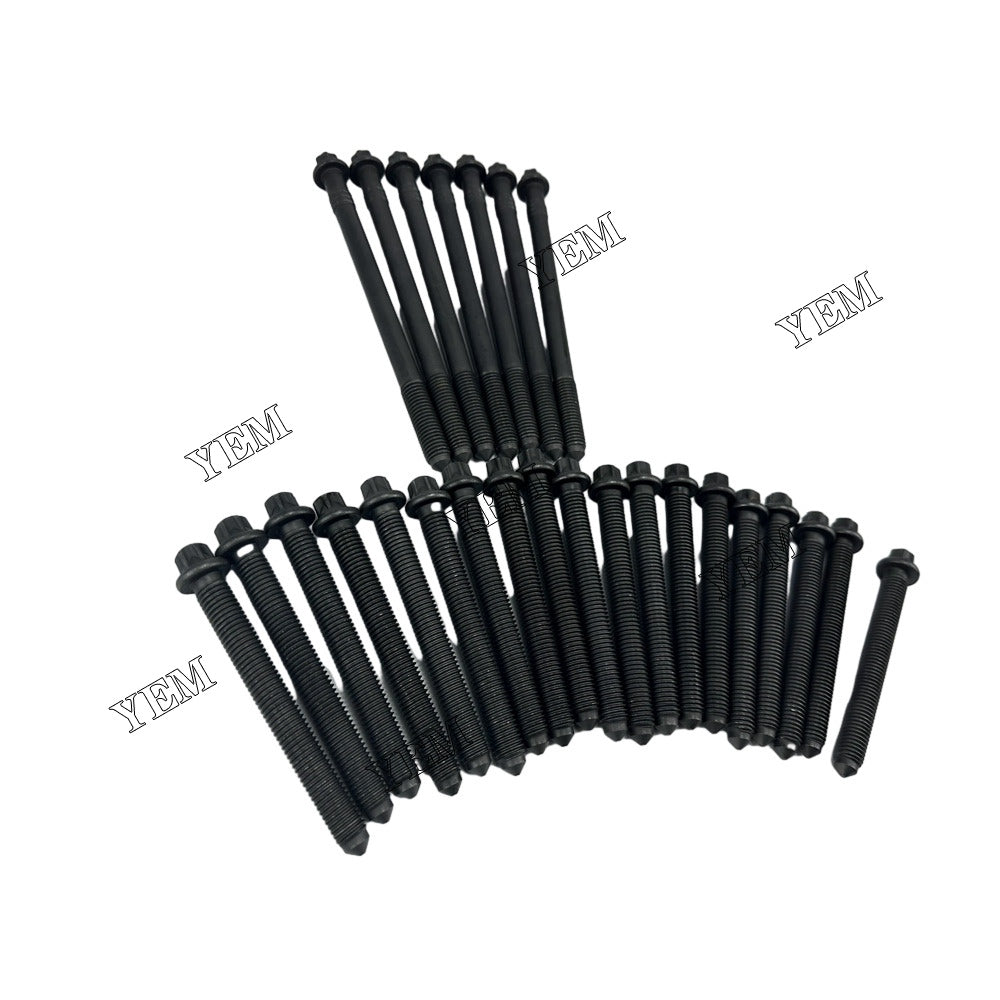 For Volvo Cylinder Head Bolt 26x D6D Engine Spare Parts YEMPARTS