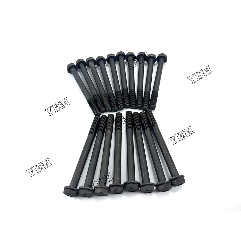 For Nissan Cylinder Head Bolt 18x TD23 Engine Spare Parts YEMPARTS