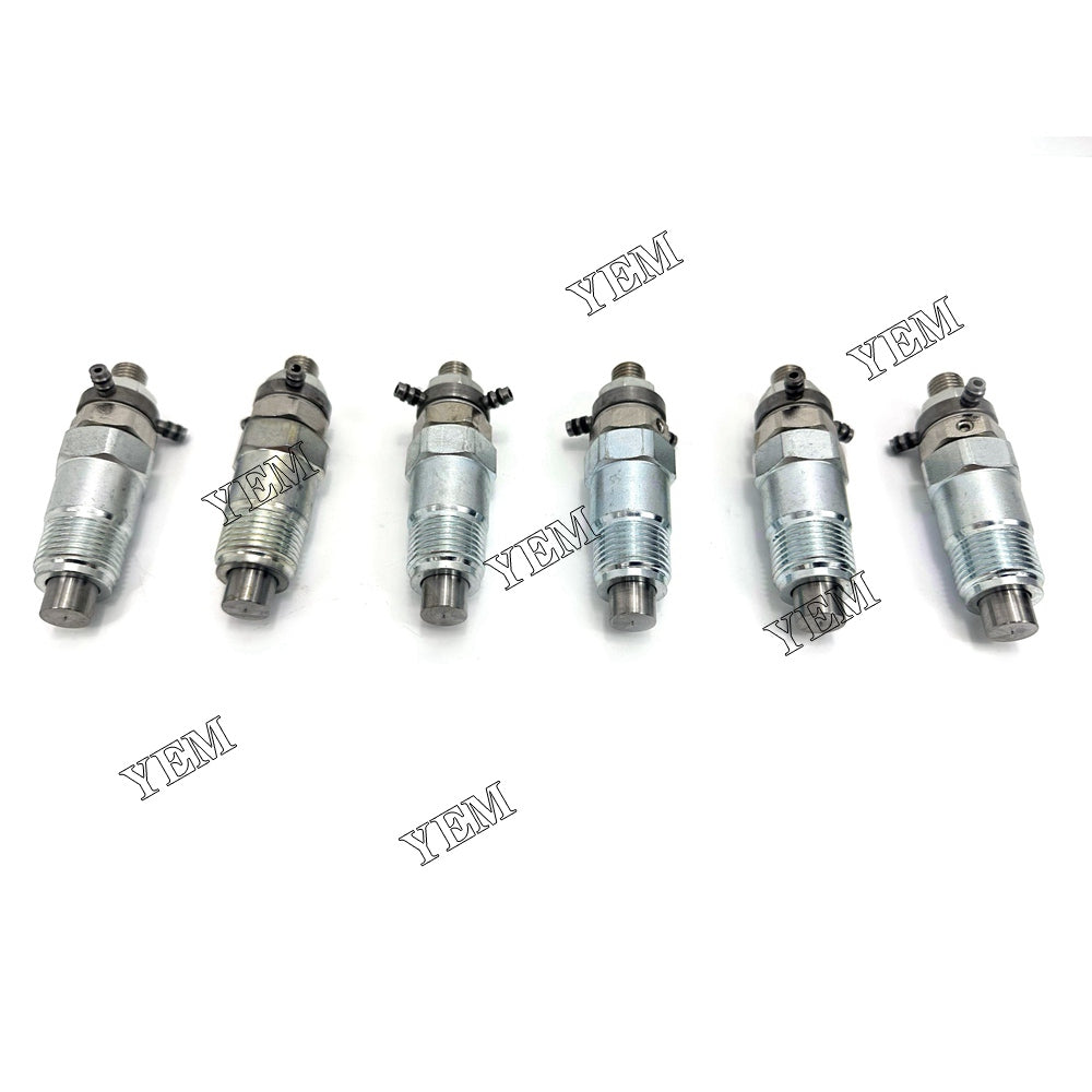 For Kubota Fuel Injector 6x 12SD12 S2600 Engine Spare Parts YEMPARTS