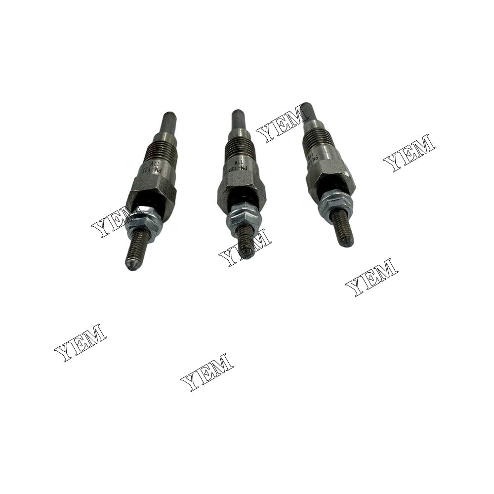 For Isuzu Glow Plug 3X 8-97106549-1 11065-34W00 3LD1 Engine Spare Parts YEMPARTS