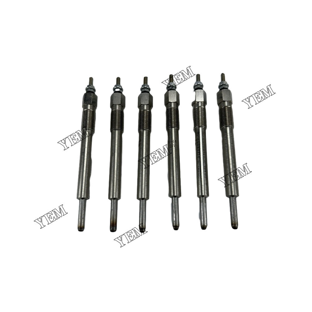 For Isuzu Glow Plug 6X 9-82513-928-7 182513-0440 6BG1 Engine Spare Parts YEMPARTS
