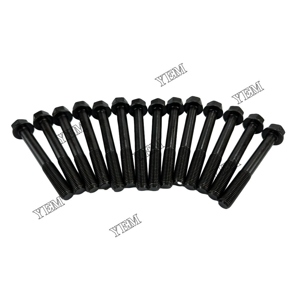 For Kubota Cylinder Head Bolt 14x 16241-03450 D1305 Engine Spare Parts YEMPARTS