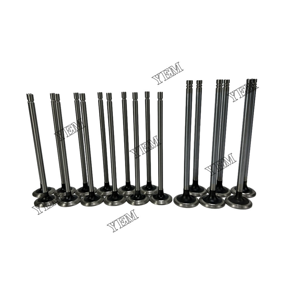 For Caterpillar intake and exhaust valves 12x C7 Engine Spare Parts YEMPARTS
