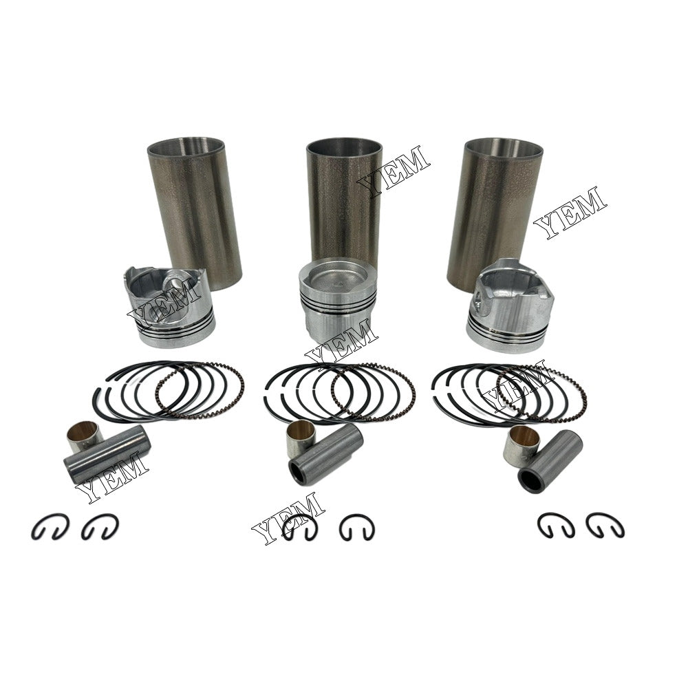 For Kubota Cylinder Liner Kit 3x part number 12691-21110 WG750 Engine Spare Parts YEMPARTS