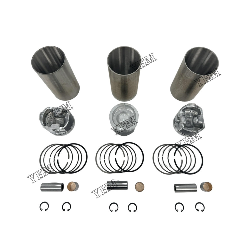 For Kubota Cylinder Liner Kit 3x part number EG561-21110 WG972 Engine Spare Parts YEMPARTS