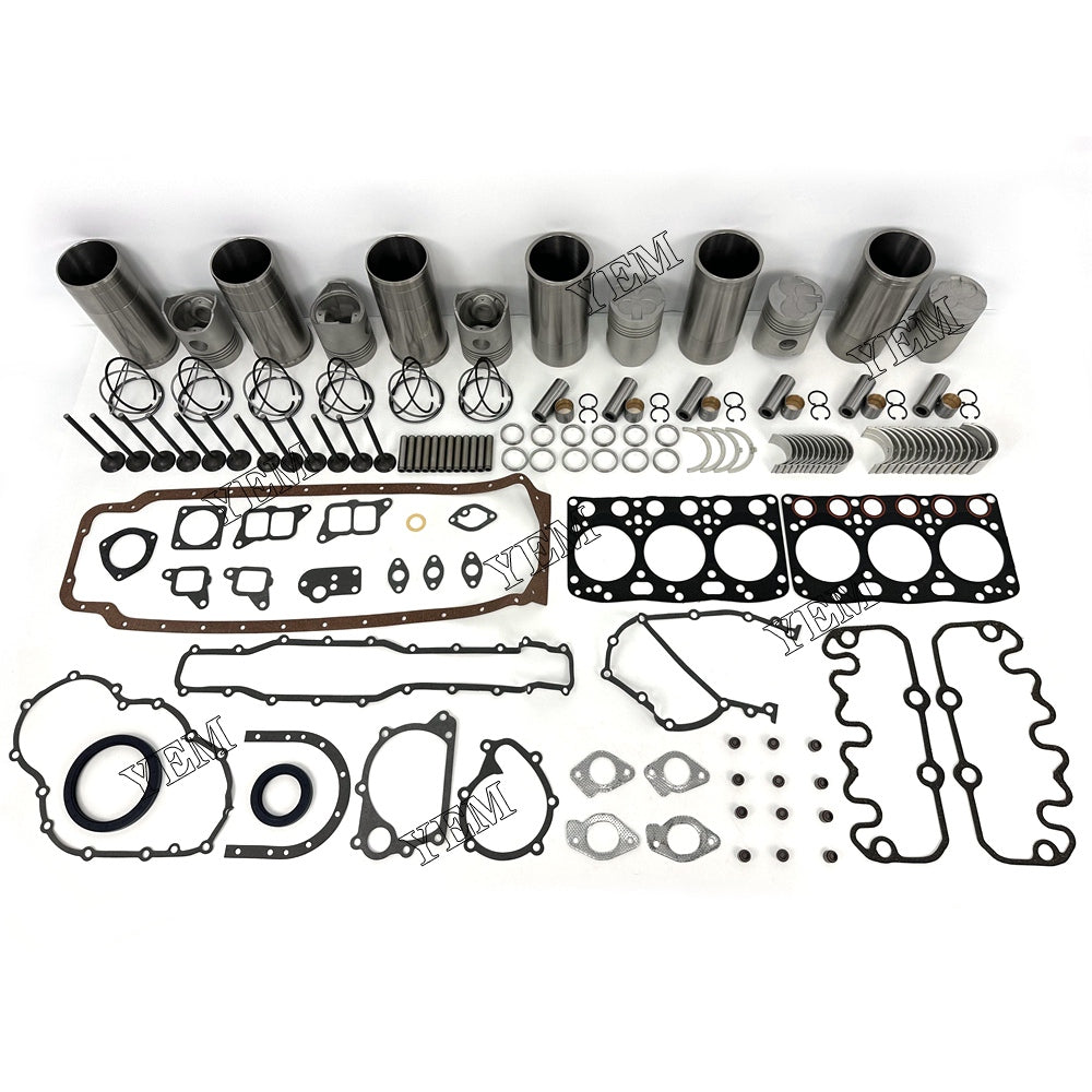 For Toyota Overhaul Rebuild Kit With Bearing Set Valve Train 6x 2D Engine Spare Parts YEMPARTS