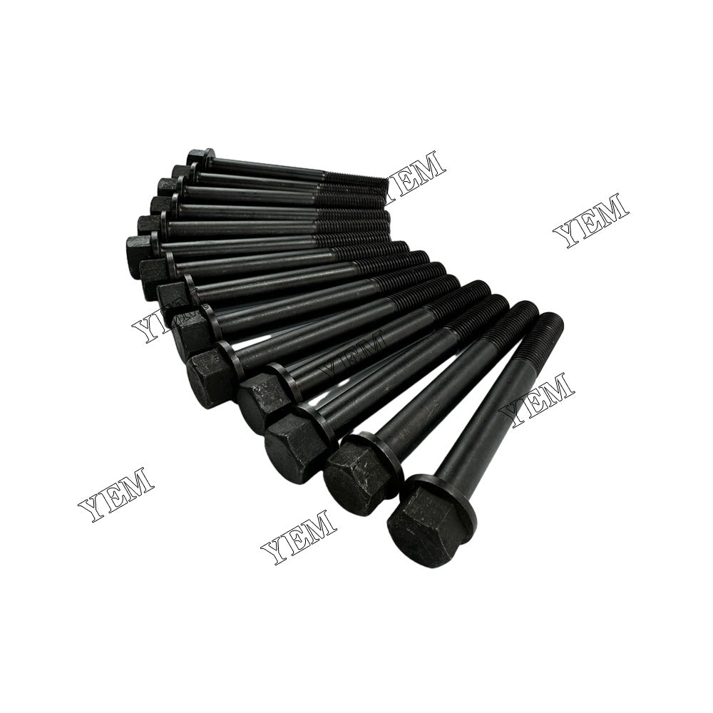For Kubota Cylinder Head Bolt 14x 19202-03450 D1402 Engine Spare Parts YEMPARTS