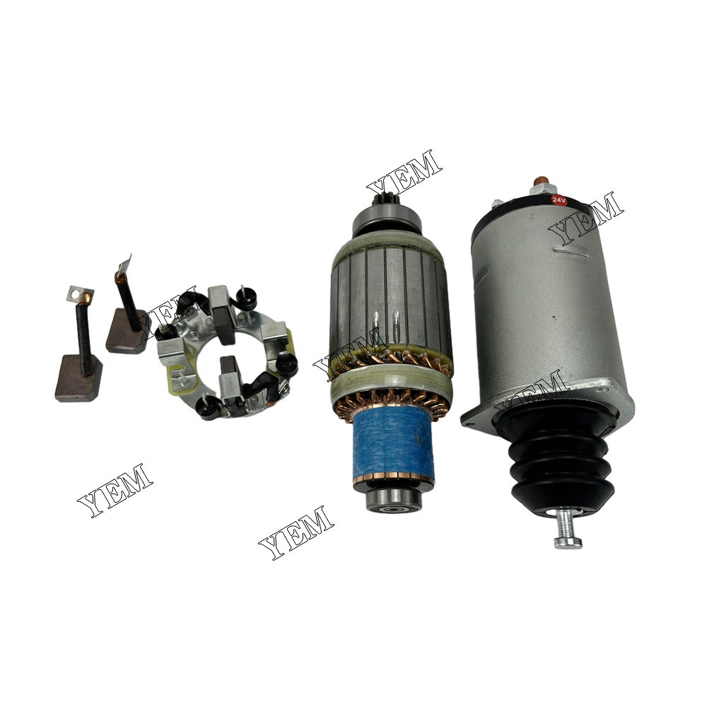 For Komatsu Starter repair parts 6D125 Engine Spare Parts YEMPARTS