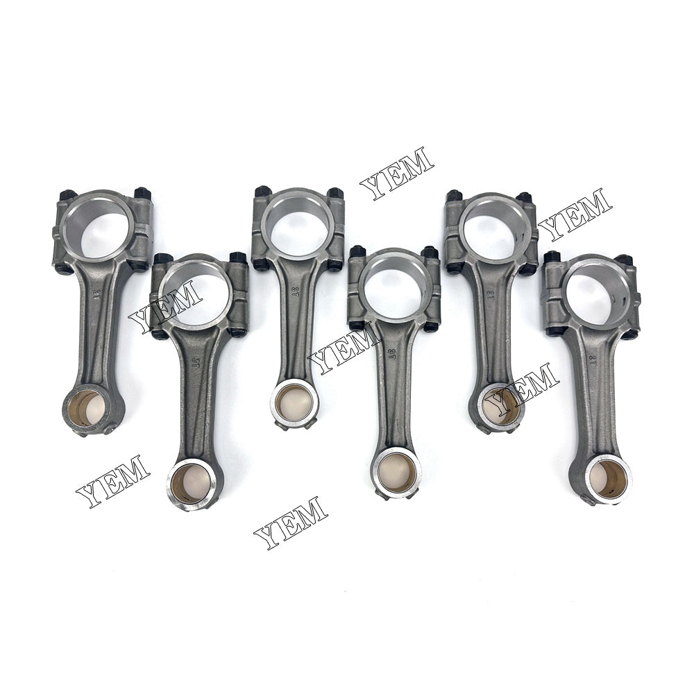 For Mitsubishi Connecting Rod 6x 5I-7668 34319-01012 30662 S6K Engine Spare Parts YEMPARTS