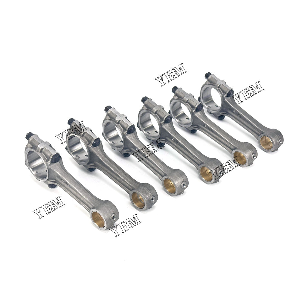 For Mitsubishi Connecting Rod 6x 5I-7668 34319-01012 30662 S6K Engine Spare Parts YEMPARTS