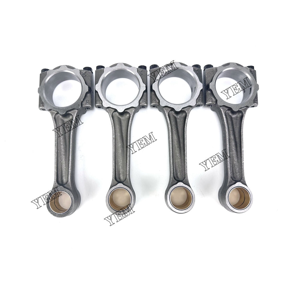 For Kubota Connecting Rod 4x 1J700-22010 1J700-22012 7020997 418-0984A V2607 Engine Spare Parts YEMPARTS