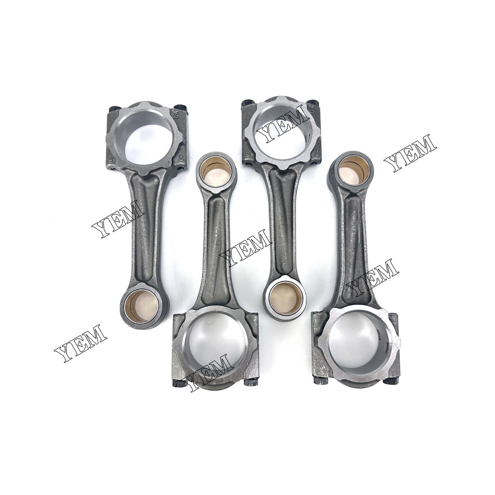 For Kubota Connecting Rod 4x 1J700-22010 1J700-22012 7020997 418-0984A V2607 Engine Spare Parts YEMPARTS