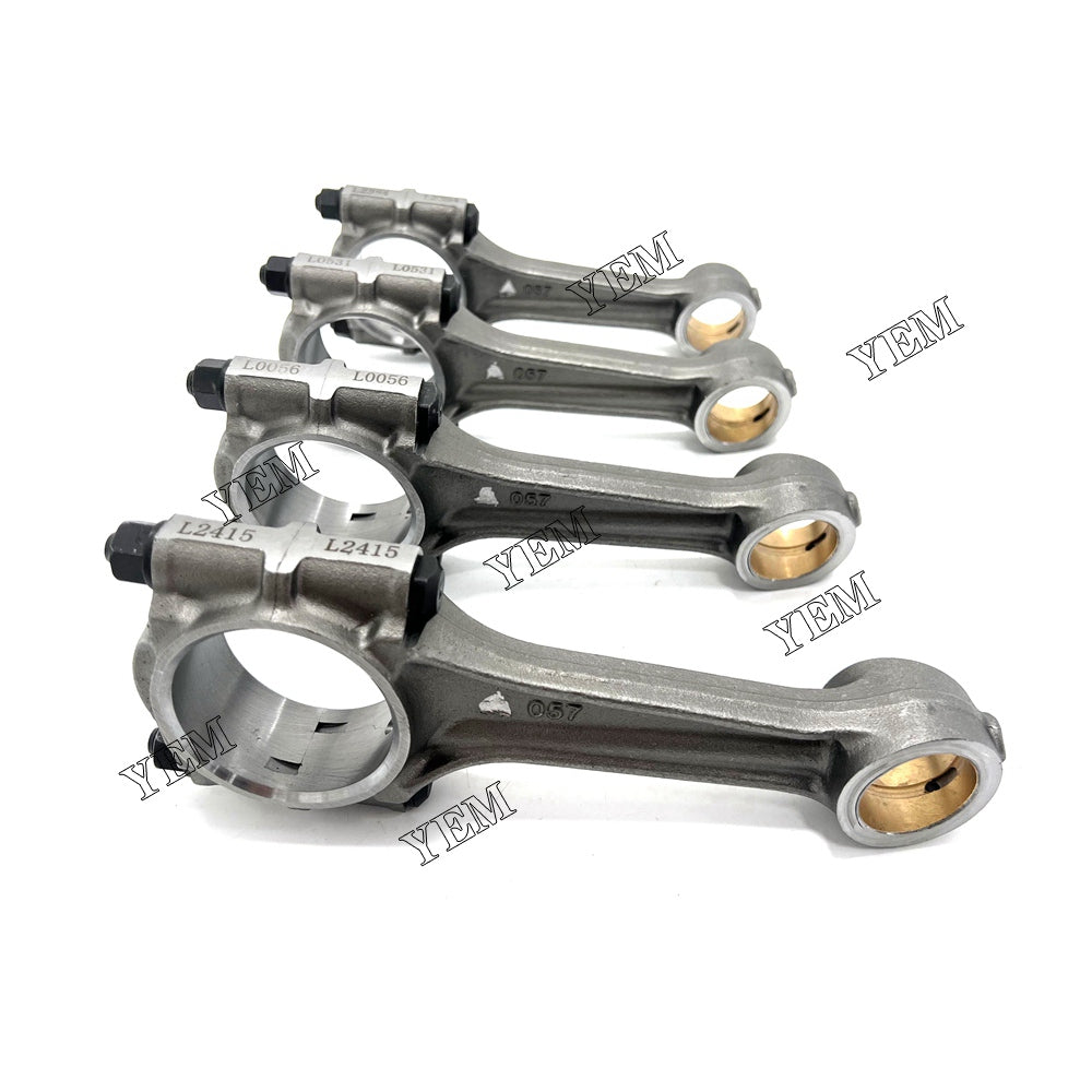 For Mitsubishi Connecting Rod 4x 4D33 Engine Spare Parts YEMPARTS