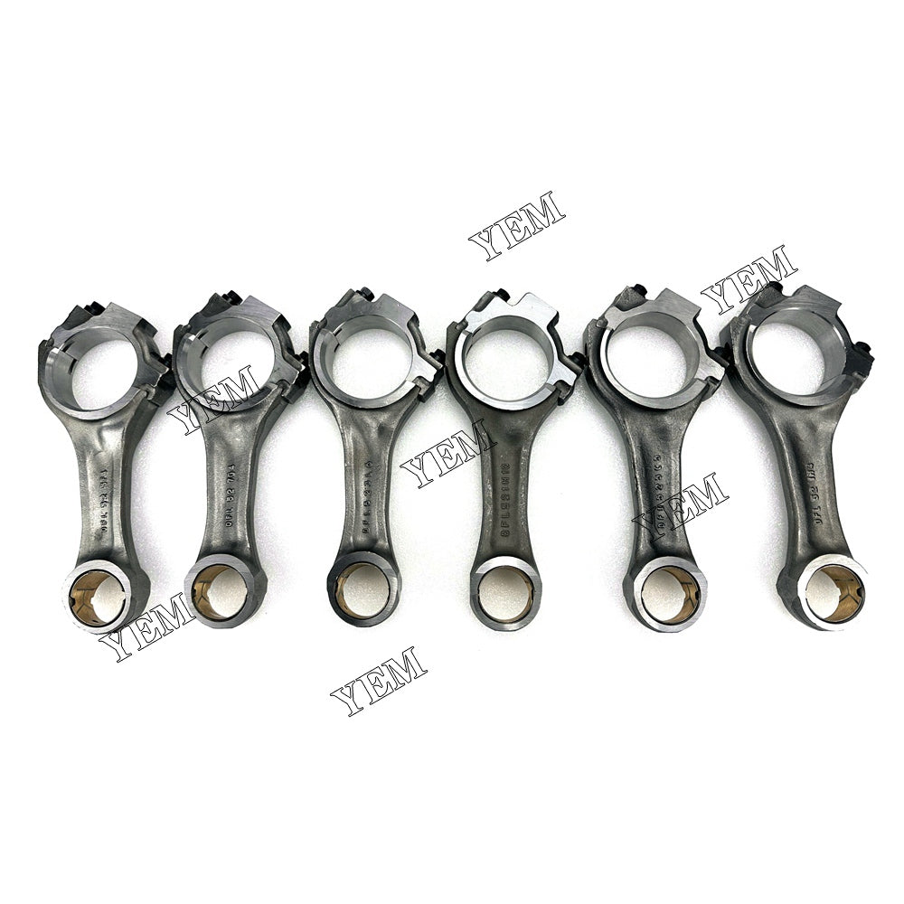 For Komatsu Connecting Rod 6x EQ1141 3942581 3901569 6D102 Engine Spare Parts YEMPARTS