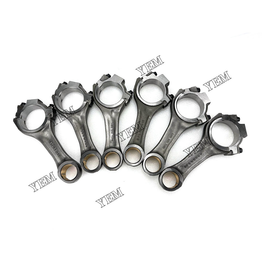 For Komatsu Connecting Rod 6x EQ1141 3942581 3901569 6D102 Engine Spare Parts YEMPARTS