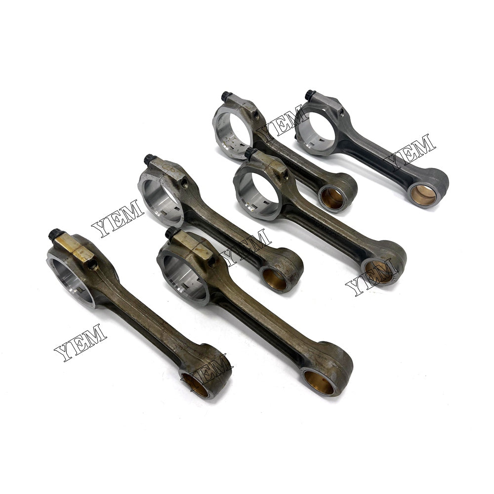 For Isuzu Connecting Rod 6x 1-12230095-1 1-12230104-1 6BD1 Engine Spare Parts YEMPARTS