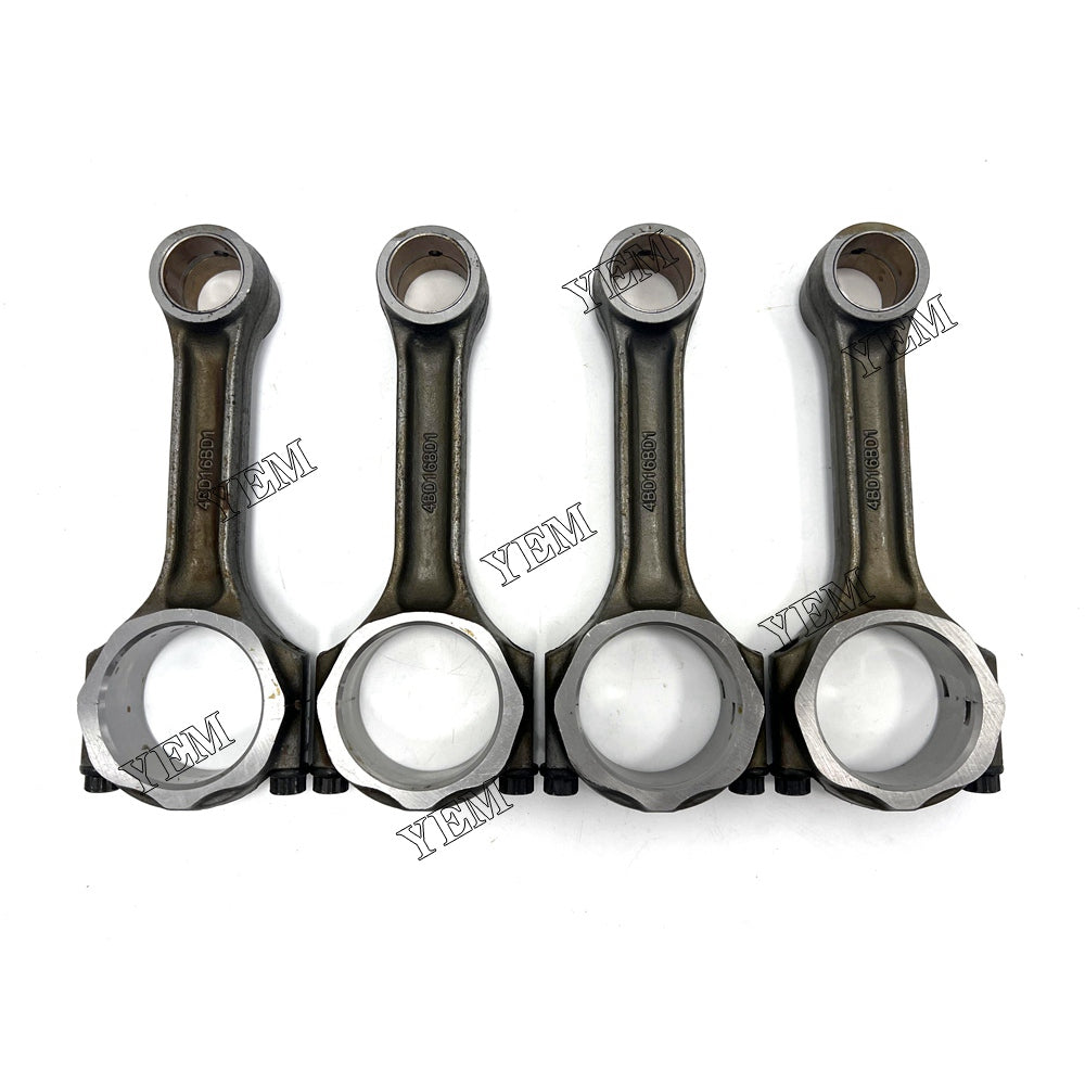 For Isuzu Connecting Rod 4x 1-12230095-1 1-12230104-1 4BD1 Engine Spare Parts YEMPARTS