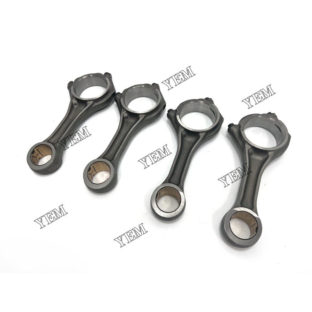 For Komatsu Connecting Rod 4x 4891176 4943979 4898808 4D102 Engine Spare Parts YEMPARTS