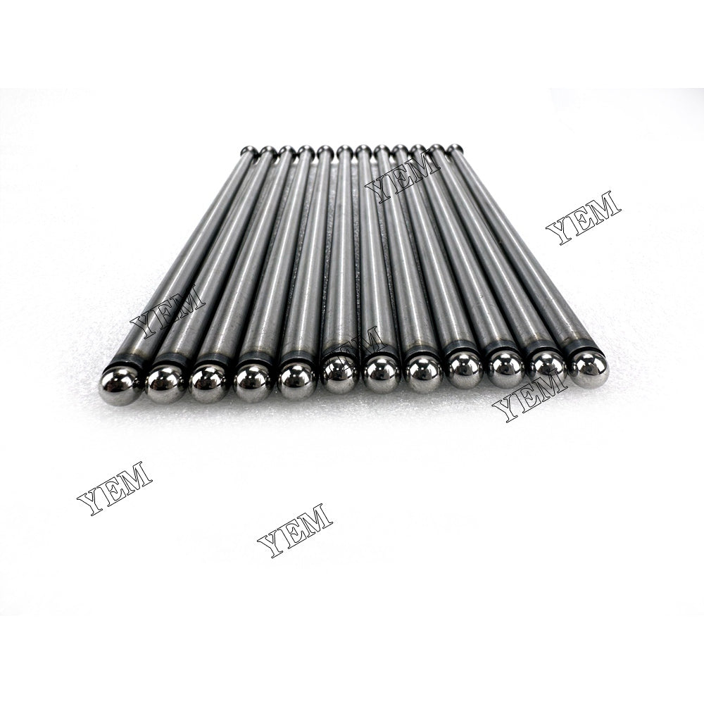 For Isuzu Valve Push Rod 12x 1-12575036-0 6BG1 Engine Spare Parts YEMPARTS