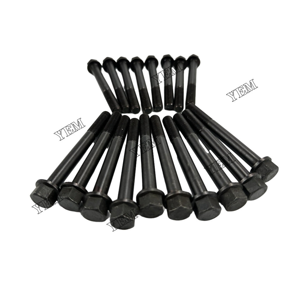 For Kubota Cylinder Head Bolt 18x 19202-03450 V1902 Engine Spare Parts YEMPARTS