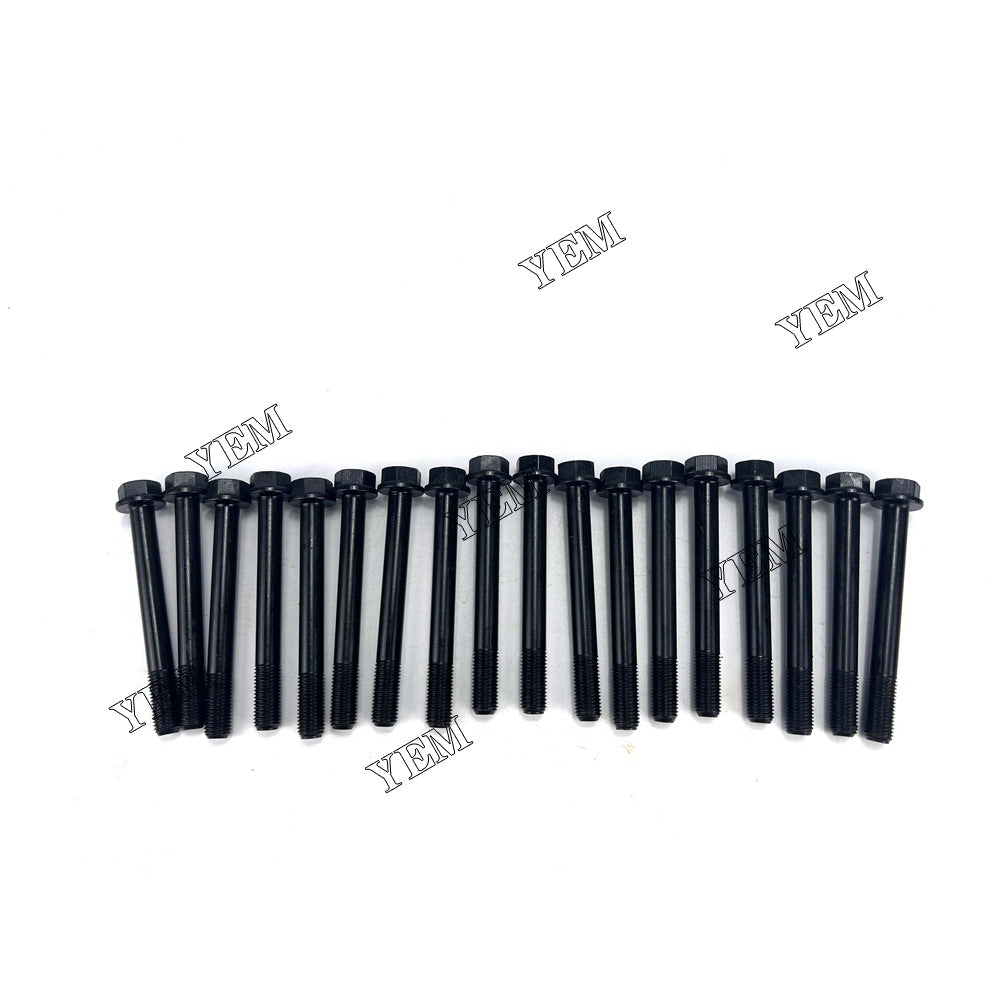 For Mitsubishi Cylinder Head Bolt 18x 31A01-21100 S4L2 Engine Spare Parts YEMPARTS