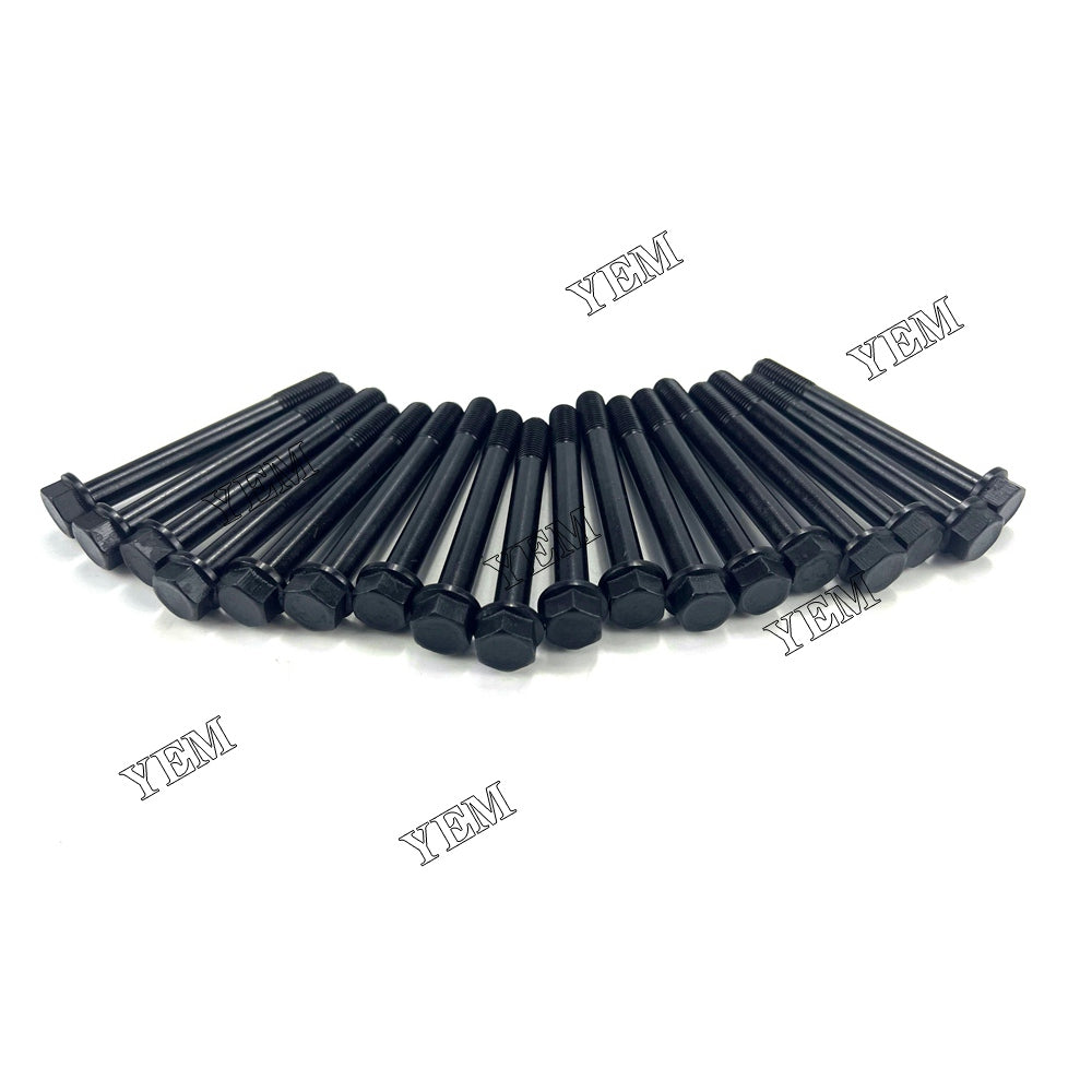 For Mitsubishi Cylinder Head Bolt 18x 31A01-21100 S4L2 Engine Spare Parts YEMPARTS