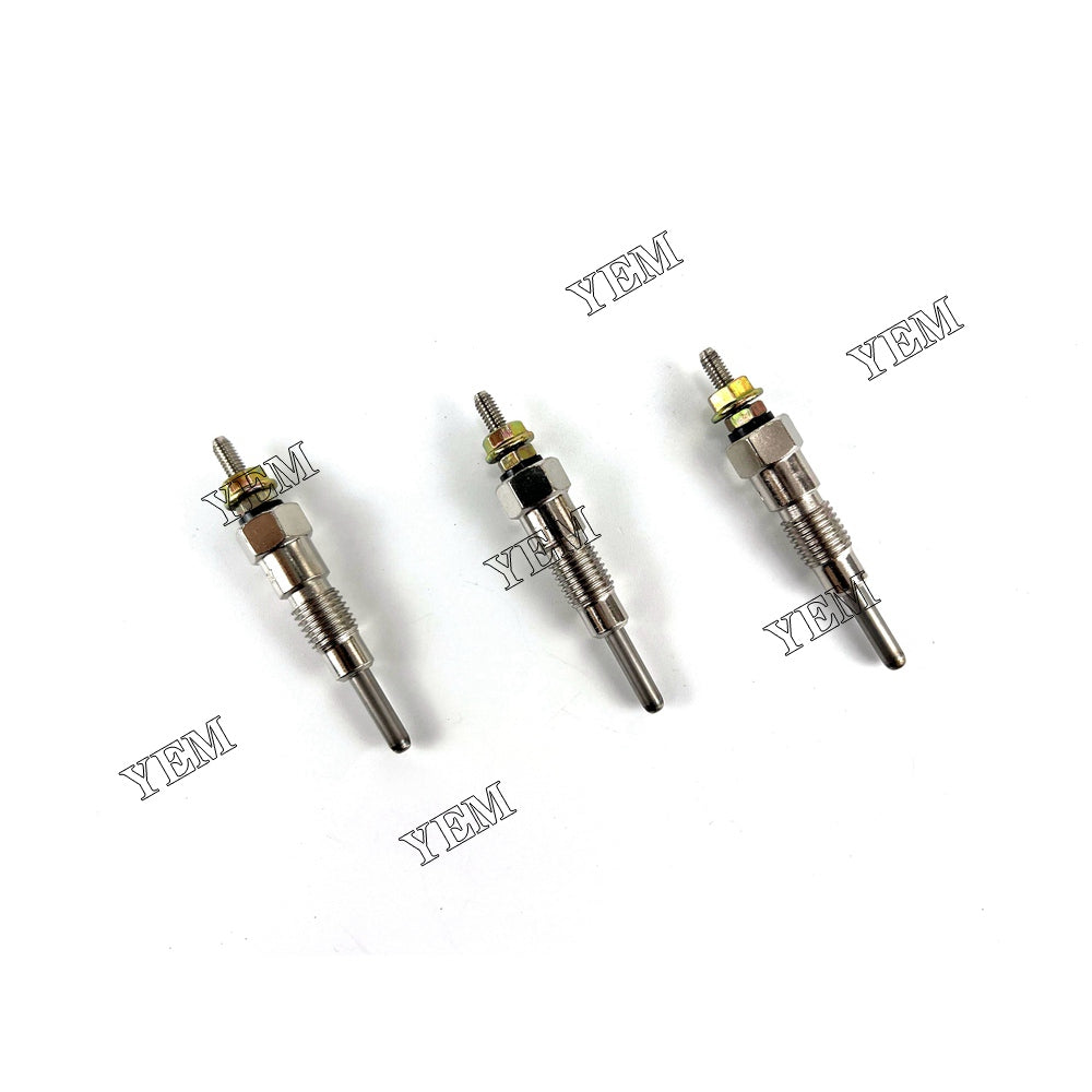 For Yanmar Glow Plug 3X 15951-6551-2 129155-77801 129795-77800 119717-77800 3TNV70 Engine Spare Parts YEMPARTS