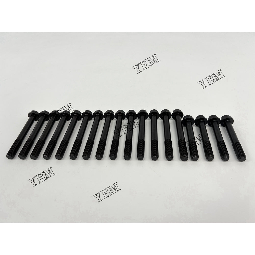 For Shibaura Cylinder Head Bolt 14x 111136480 111136500 N844 Engine Spare Parts YEMPARTS