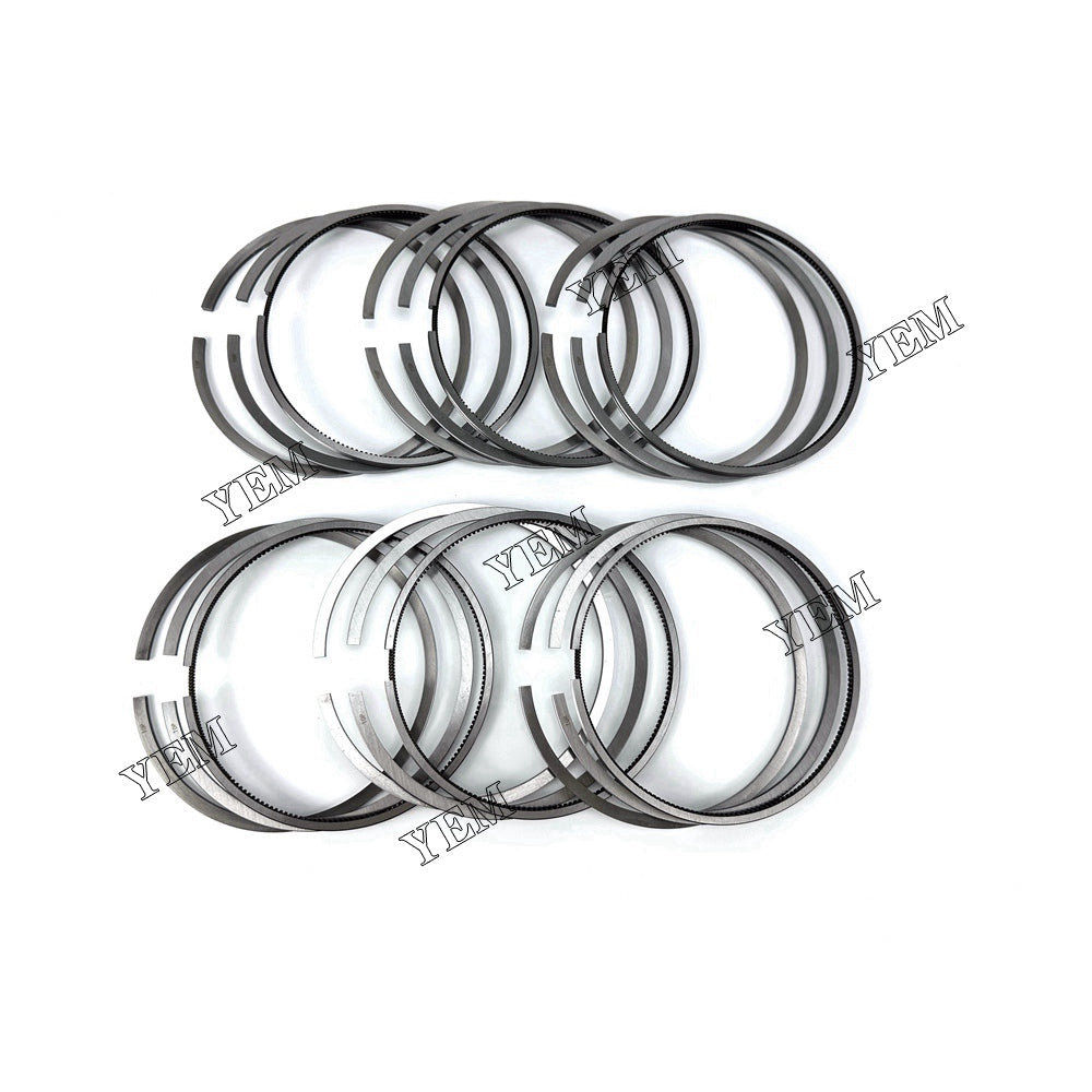 For Liebherr Piston Rings Set STD 6x 7382094 R914 R924 R934 R944 D924 D926 Engine Spare Parts YEMPARTS