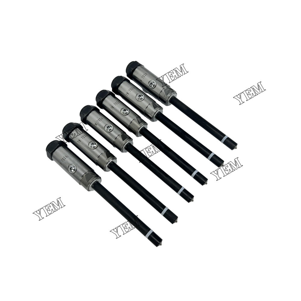 For Caterpillar Fuel Injector 6x 7W-7026 3408 3406 3412 Engine Spare Parts YEMPARTS