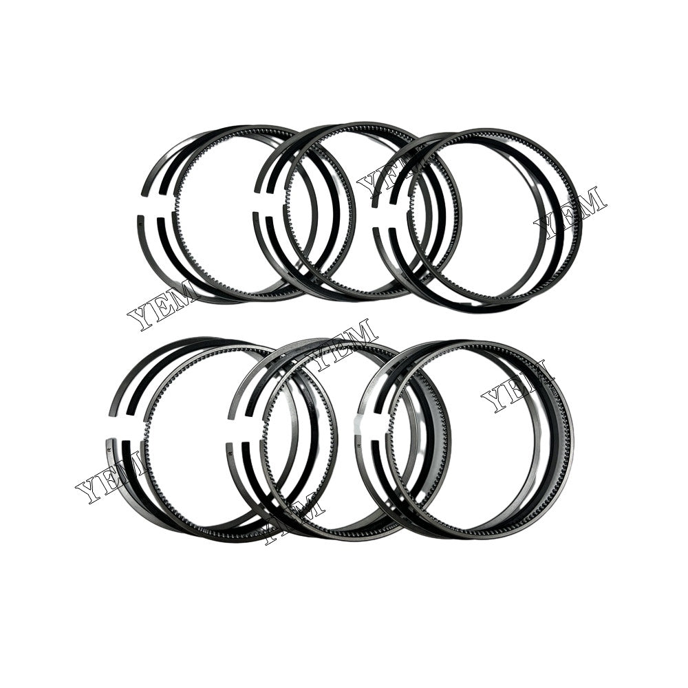 For Nissan Piston Rings Set STD 6x FE6 Engine Spare Parts YEMPARTS