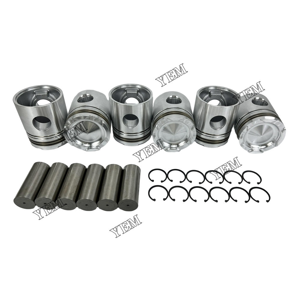 For Cummins Piston STD 139.5mm 6x 3069212 NT855 Engine Spare Parts YEMPARTS