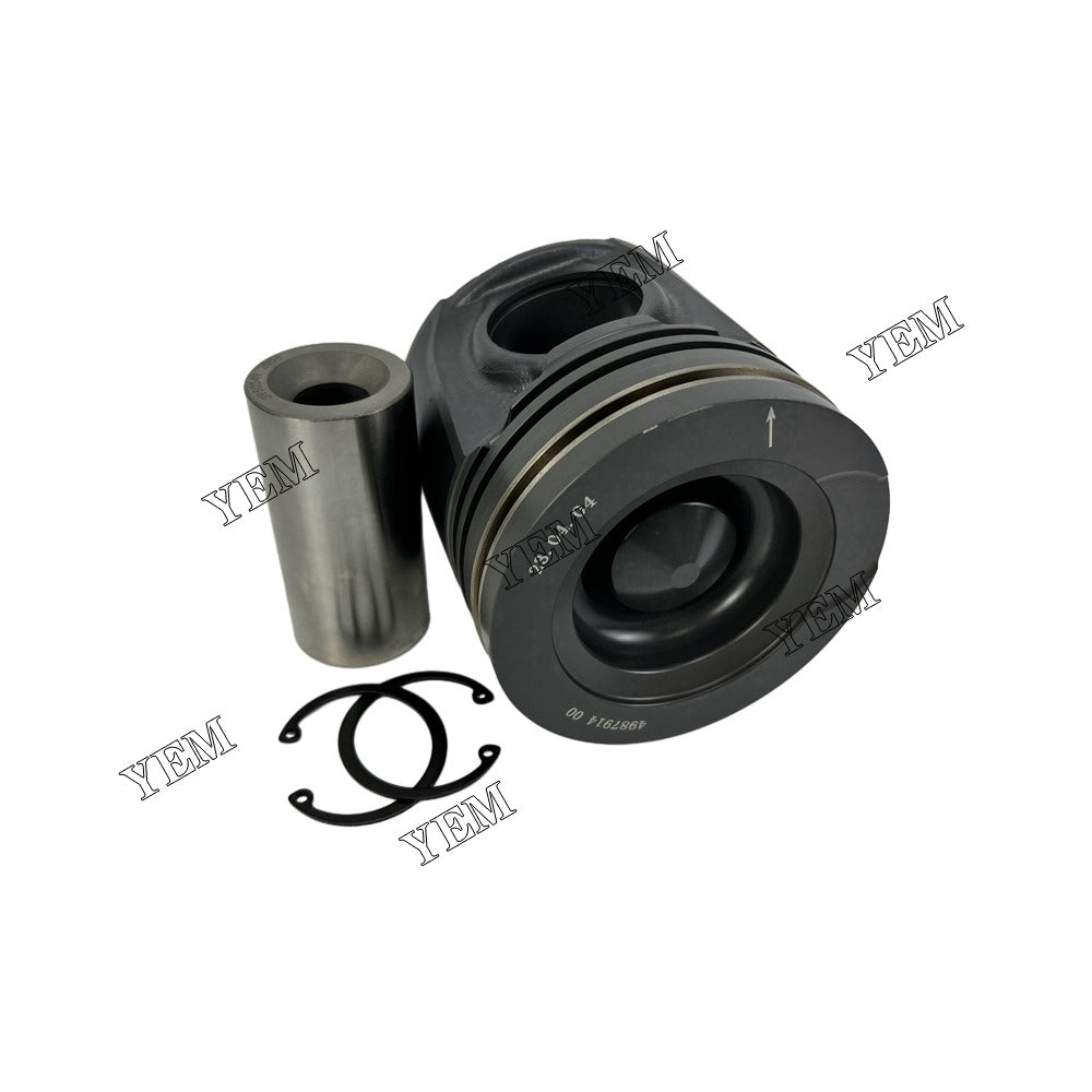 For Cummins Piston STD 114mm 6x 4987914 6L Engine Spare Parts YEMPARTS