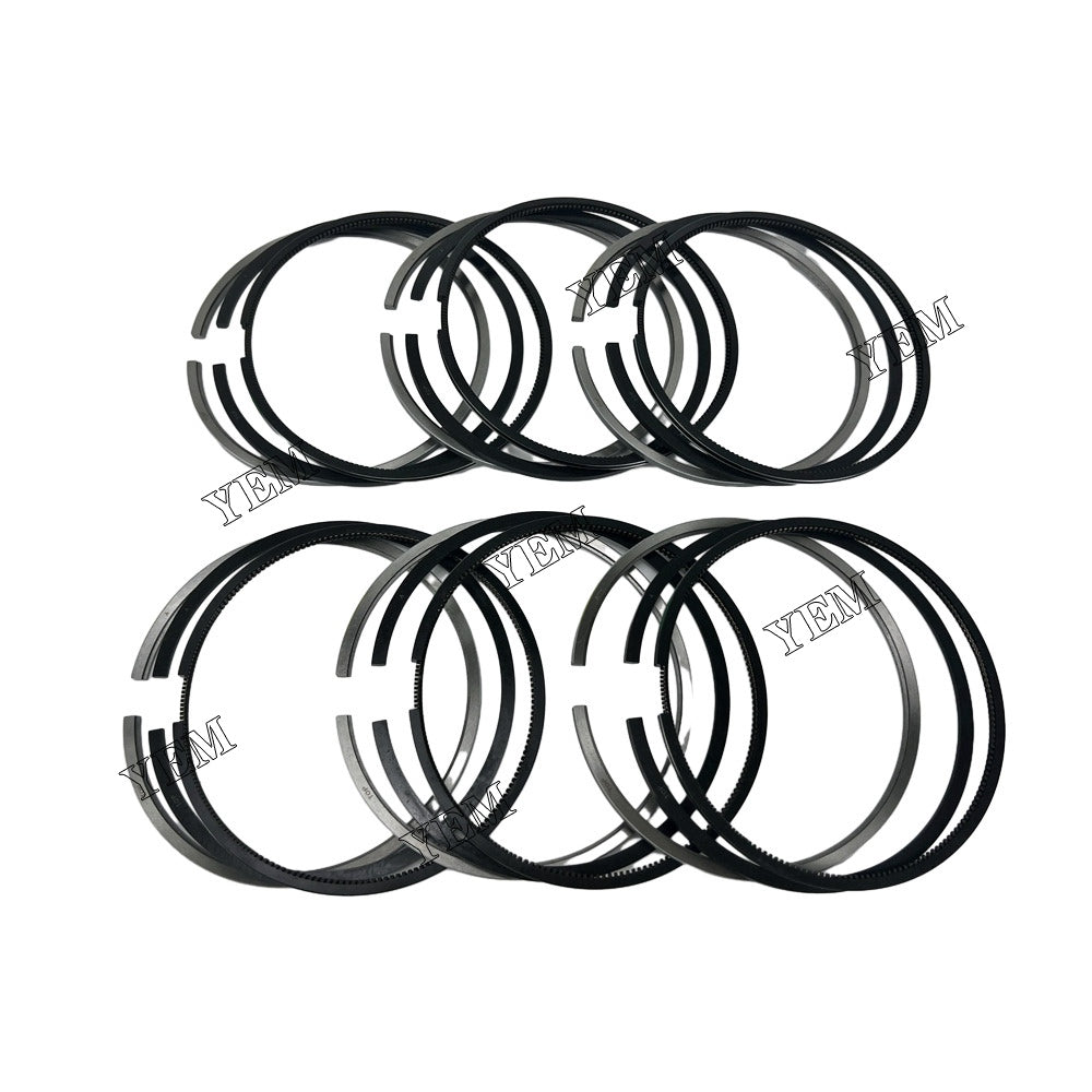 For Cummins Piston Rings Set STD 6x 6L Engine Spare Parts YEMPARTS