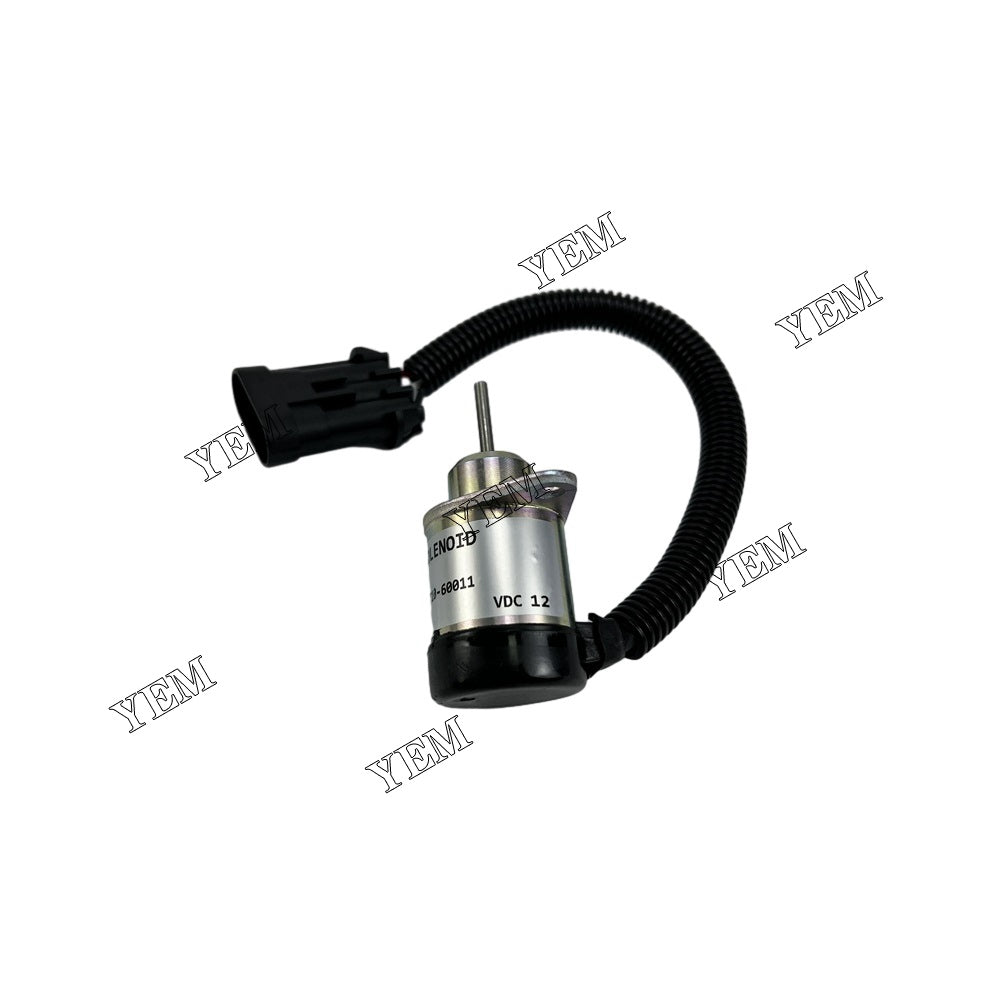 YK256-12V 1J710-60011 Stop Solenoid S160 S185 Engine For John Deere spare parts YEMPARTS