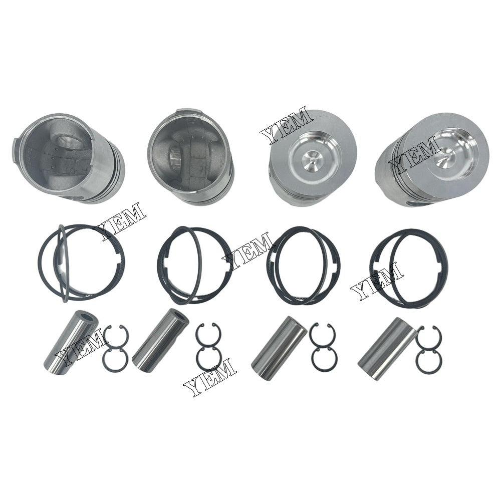 Piston With Rings For Weichai Engine ZH4102Y4-1 YEMPARTS