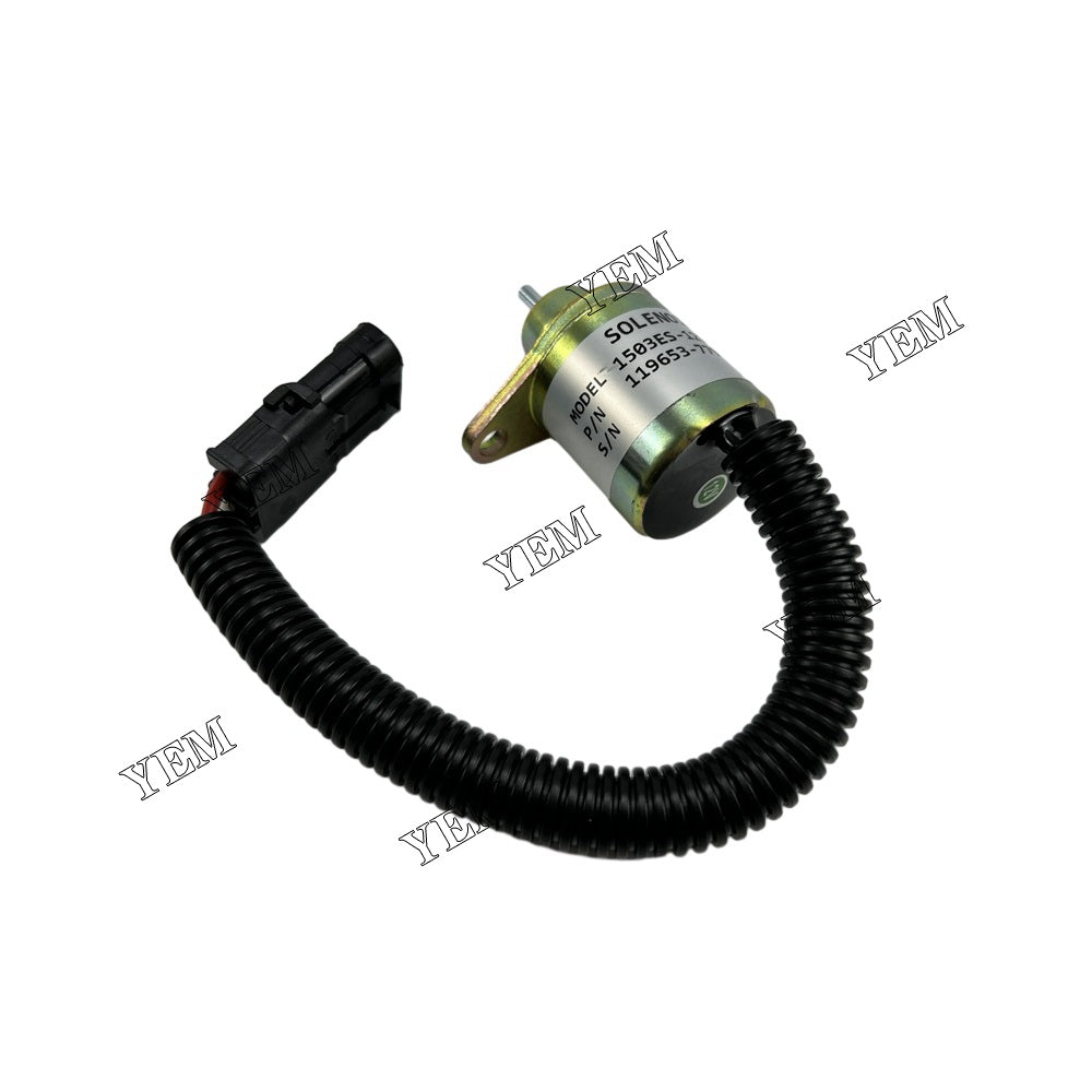 For Yanmar Stop Solenoid SA-4562T SA-5213 1503ES-12S5SUC5S 119653-77950 119285-77950 4TNV94 Engine Parts YEMPARTS