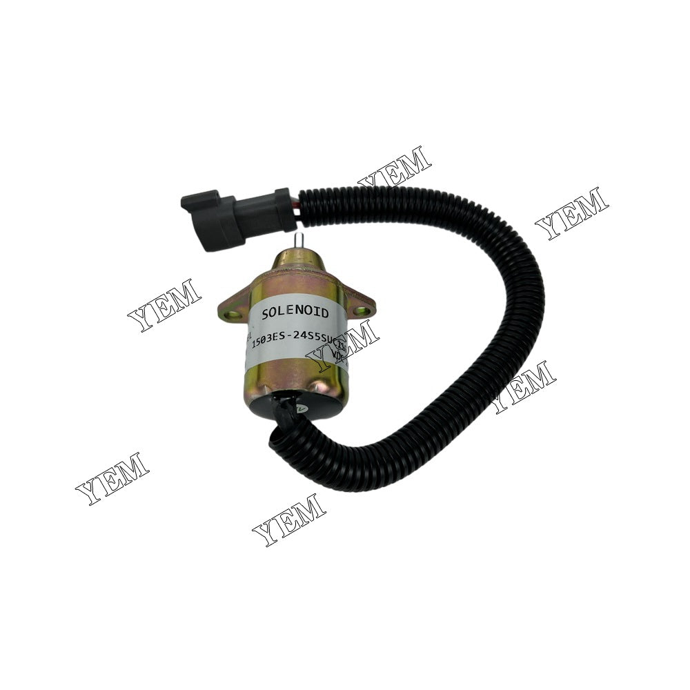 For Yanmar Stop Solenoid 1503ES-24S5SUC11S 4TNE84 Engine Parts YEMPARTS